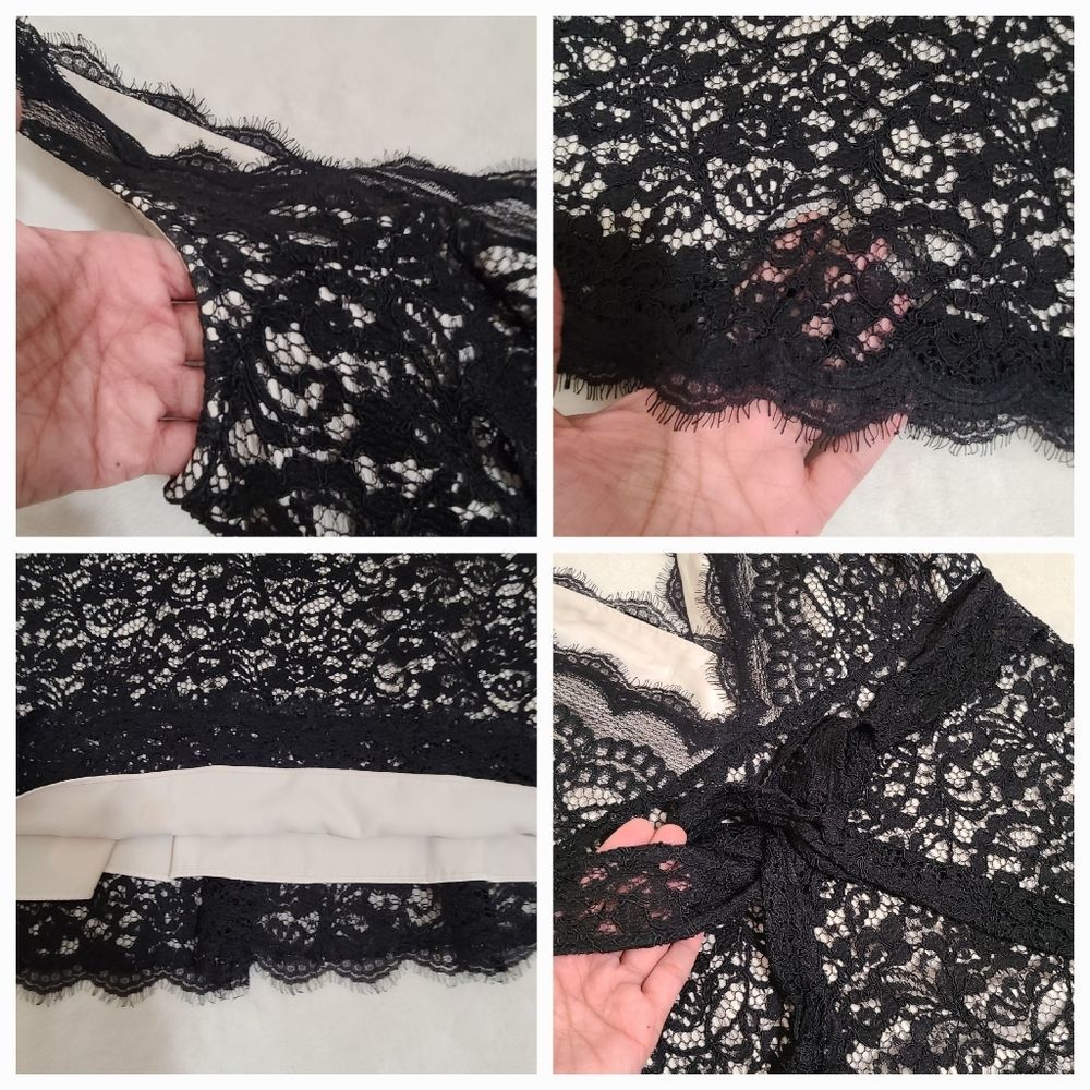 WHBM black lace dress size 10 - Picture 14 of 14